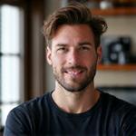 Portrett av Sverre Olsen, ledende fotograf