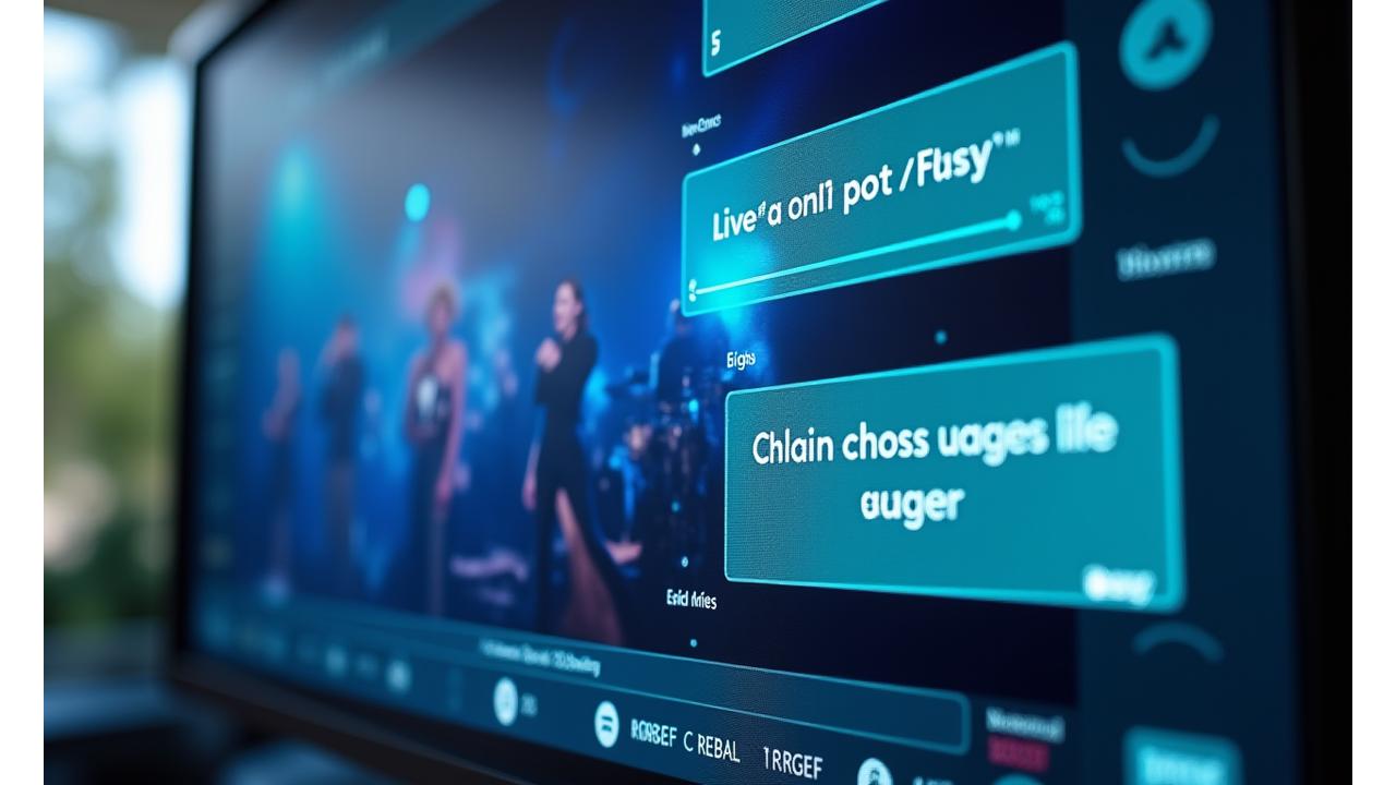 Skjermbilde av en live stream med et chatvindu, pollresultater og spørsmål fra publikum
