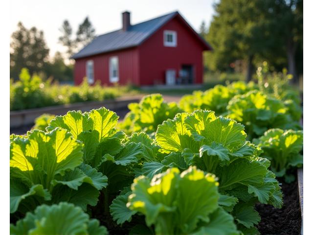 Norsk kjøkkenhage i sommervær